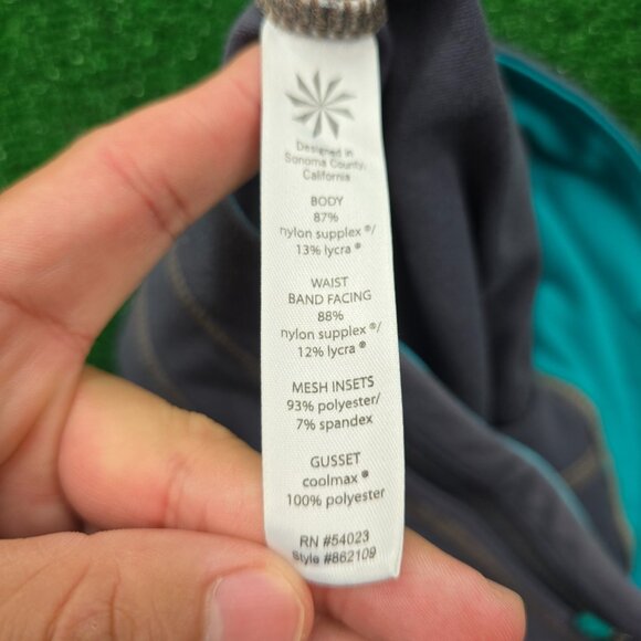 Athleta Pants Womens Small Gray Leggings Stretch Capri Workout Gym Yoga - Picture 8 of 10